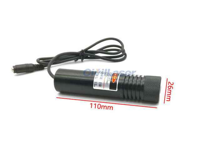 532nm 30mw Green Laser Module Line Line Positioning Lamp